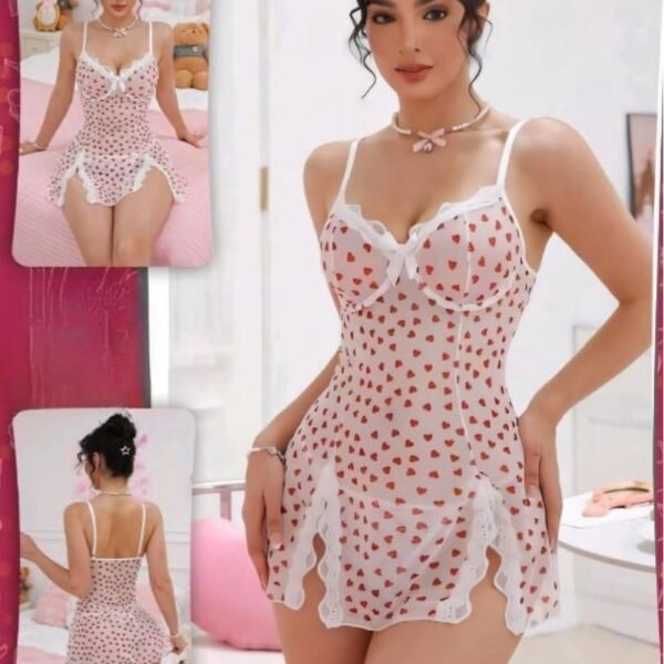 Sweetheart Babydoll Lingerie Set