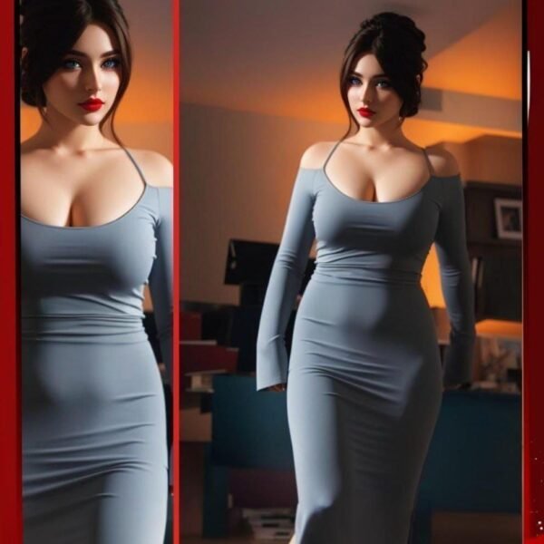 Elegant Off-Shoulder Gown