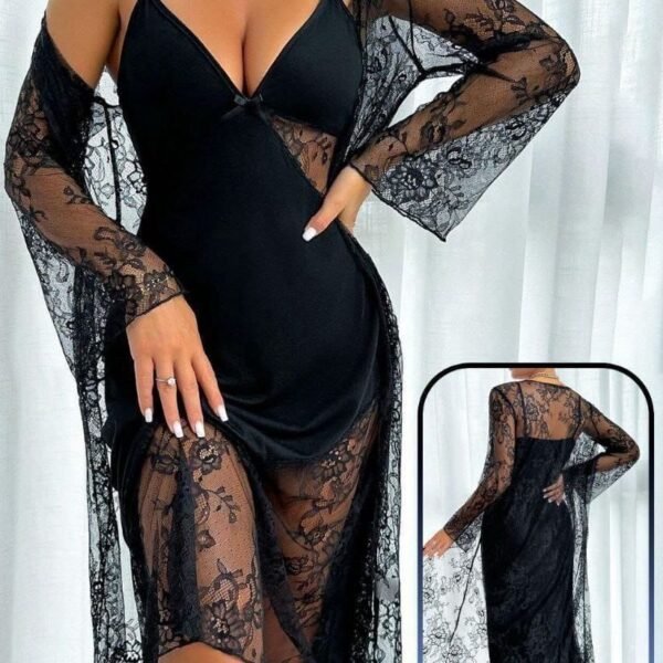 Elegant 2-Piece Lace Lingerie Set