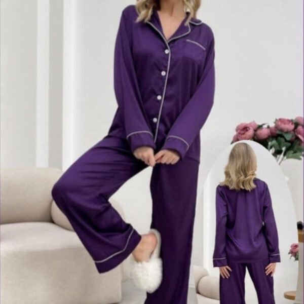 Elegant Satin Pajama Set