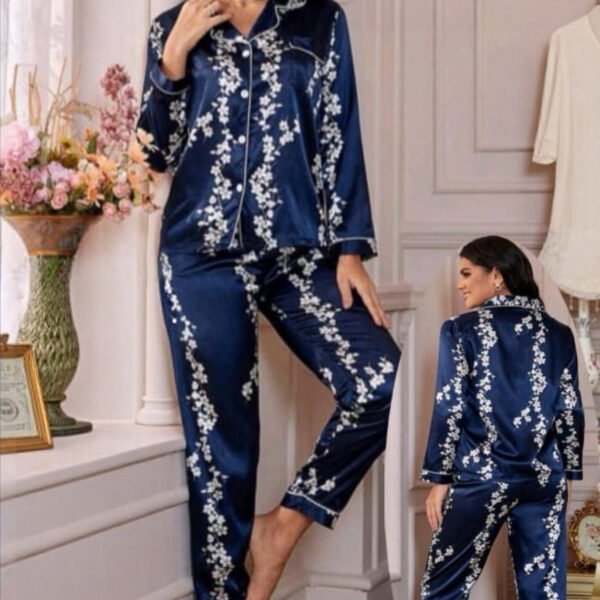 Elegant Satin Pajama Set