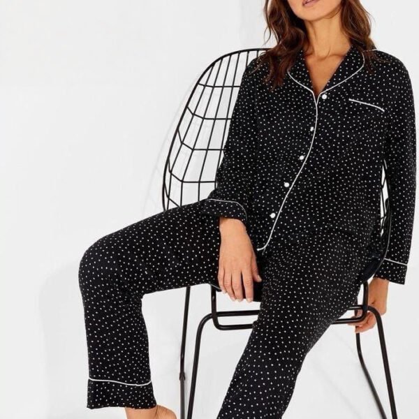 Classic Polka Dot Pajama Set
