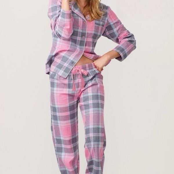 Women’s Plaid Flannel Pajama Set