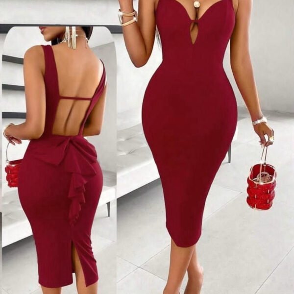 Elegant Bodycon Midi Dress