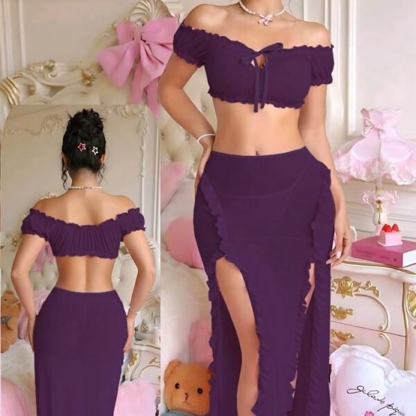 2-Piece Ruffle Lounge Set