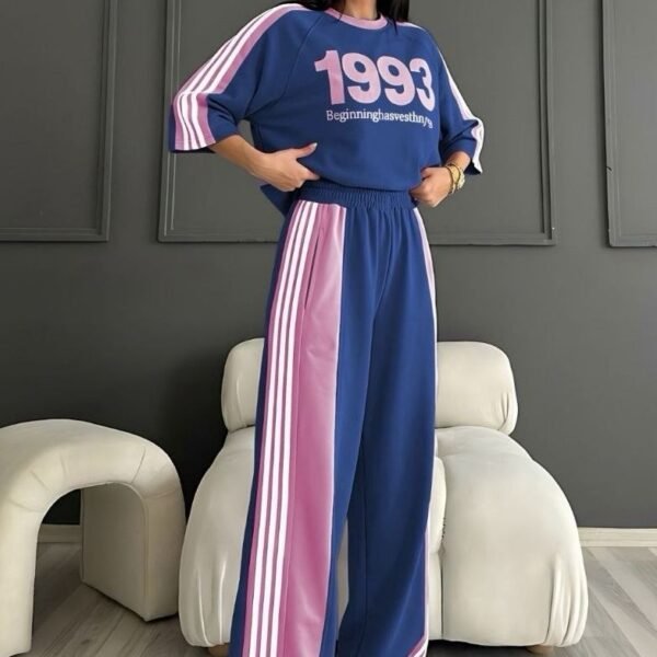 Retro-Vibe Two-Piece Tracksuit