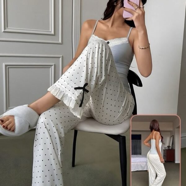 Chic & Cozy Polka Dot Pajama Set
