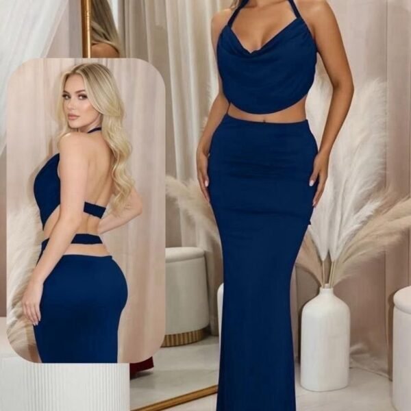 Elegant Two-Piece Evening Set