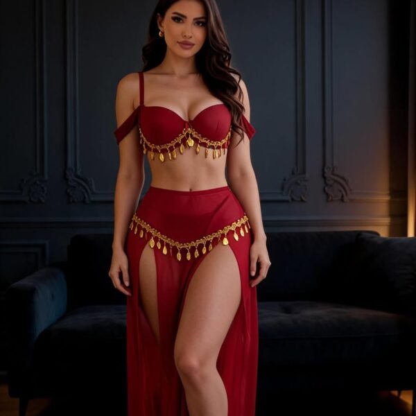 Exotic Arabian Night Belly Dance Lingerie Set