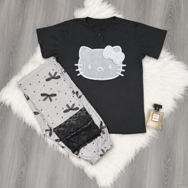 Adorable Hello Kitty Two-Piece Loungewear Set