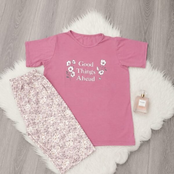 "Good Things Ahead" Floral Loungewear Set