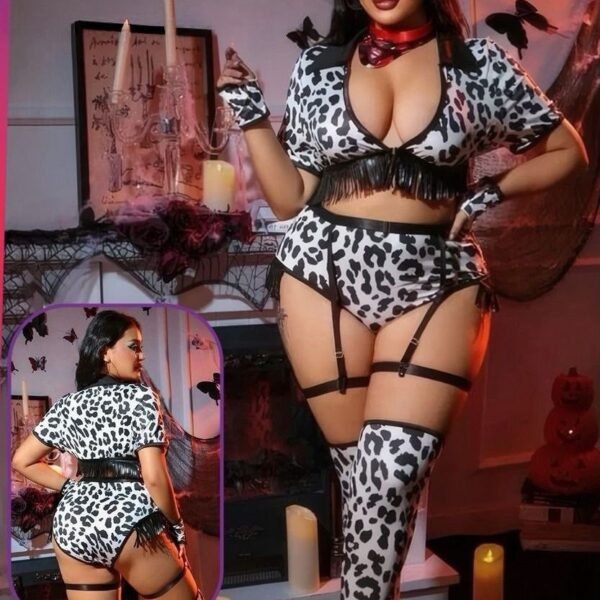 Wild Leopard Print Costume Set