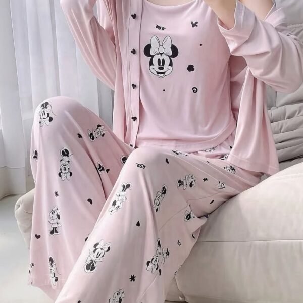 Charming Minnie Mouse 3-Piece Loungewear Set